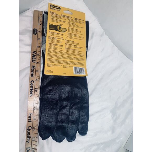 Chemical Resistant Gloves #0023 Elbow Length Stanley Superchem Fits All NWT - Picture 6 of 6